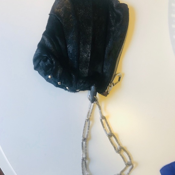 MCM | RARE Brand New Midnight Clutch w Silver - Picture 5 of 6